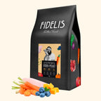 Fidelis Air Dried Chicken Menu dog food bag – 80% chicken meat & offal with vegetables and fruits