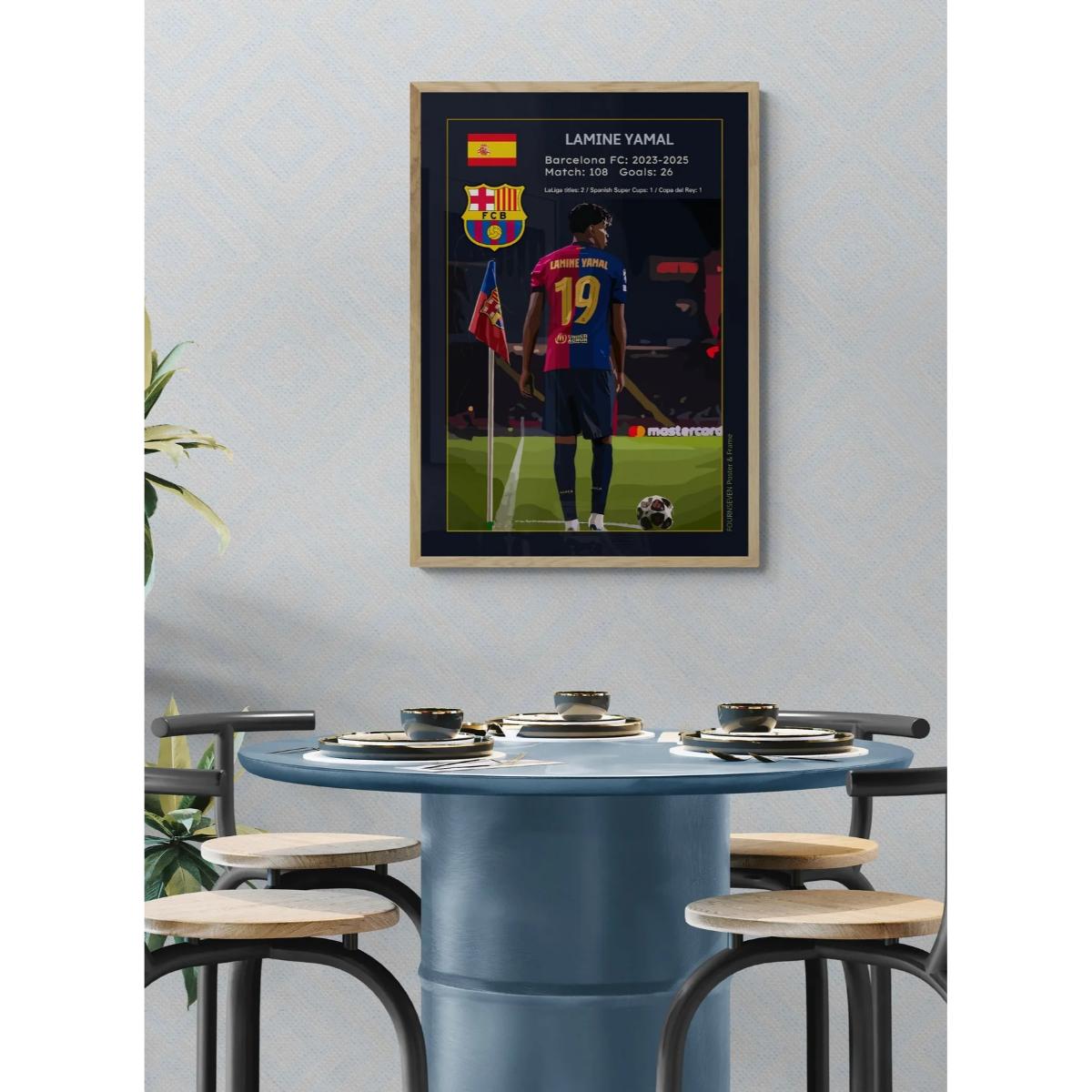 Lamine Yamal graphic poster digital artwork  