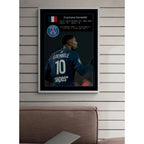 Ousmane Dembélé graphic poster digital download  