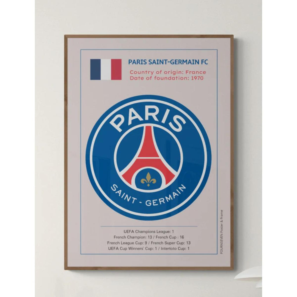 PSG Football Club poster digital download