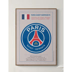PSG Football Club poster digital download