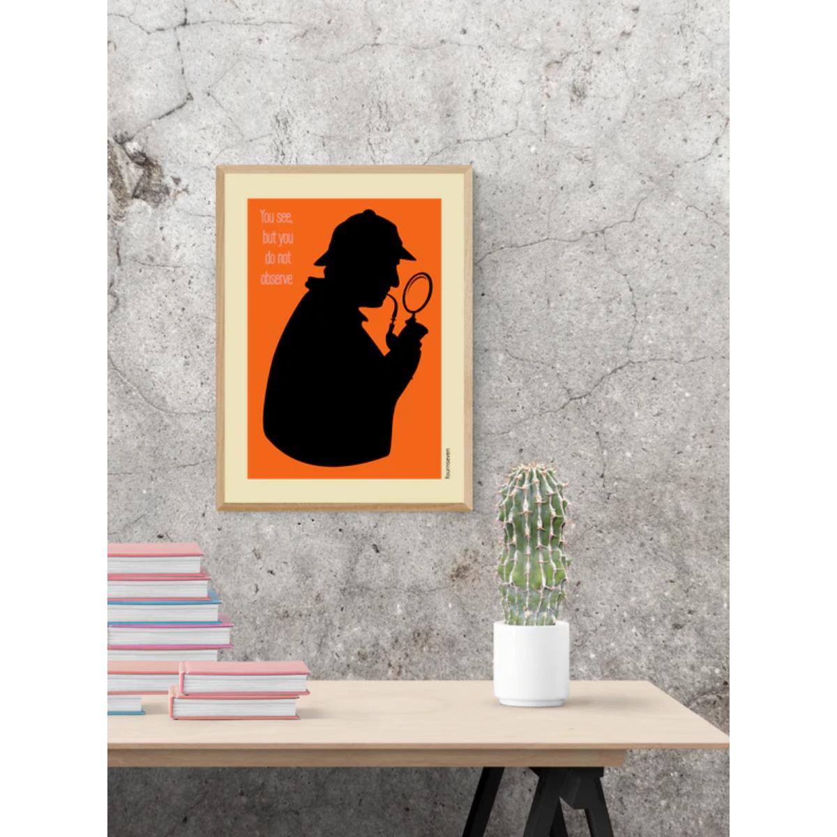 You see but you do not observe Sherlock Holmes poster