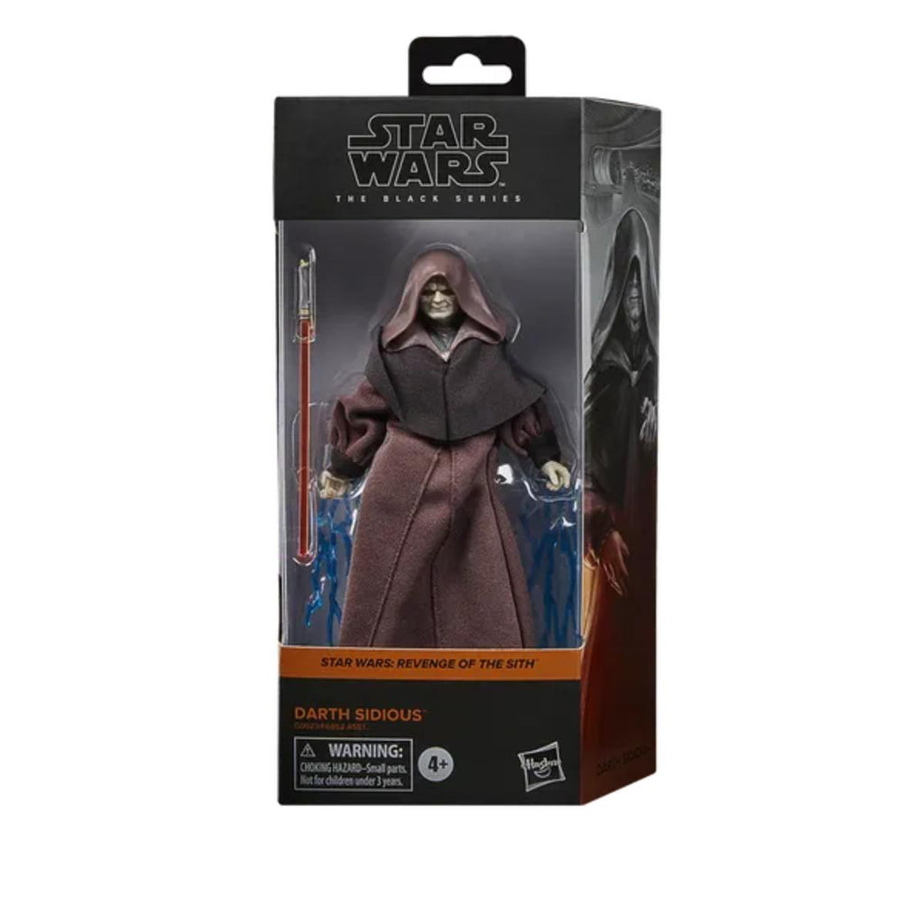 Star Wars Black Series Darth Sidious action figure box front