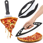 30cm stainless steel pizza cutter with pizza server shovel