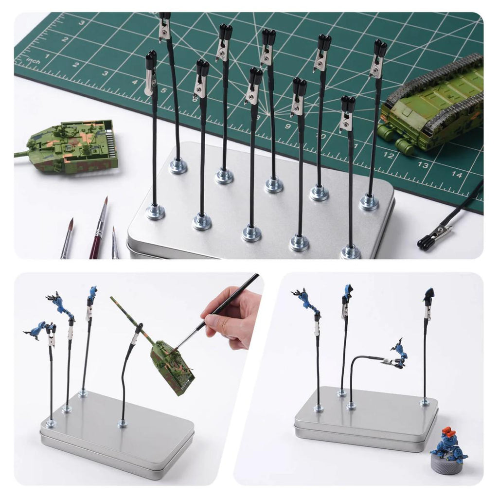 magnetic alligator clip holder model painting