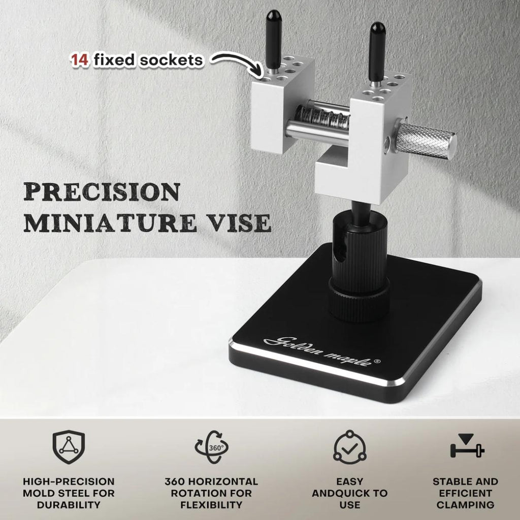 mini precision vise 360 swivel clamp for miniature model making tool