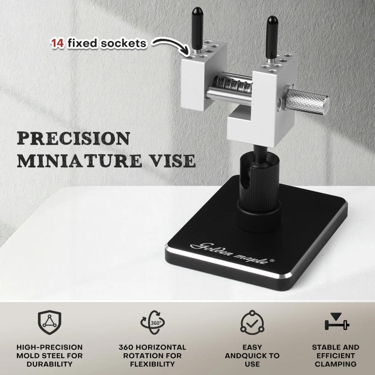 mini precision vise 360 swivel clamp for miniature model making tool