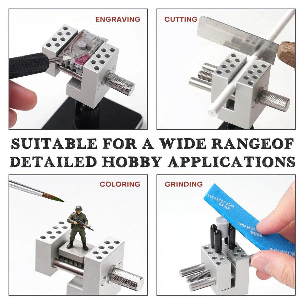 mini precision vise 360 swivel clamp for miniature model making tool