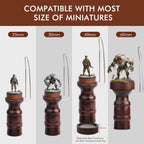 golden maple miniature painting handle blue grey putty edition model holder