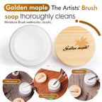 artist brush cleaner soap solid bar