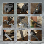 Hanboost HDA-12D 16‑in‑1 adjustable wrench multi-functional tool porcelain black
