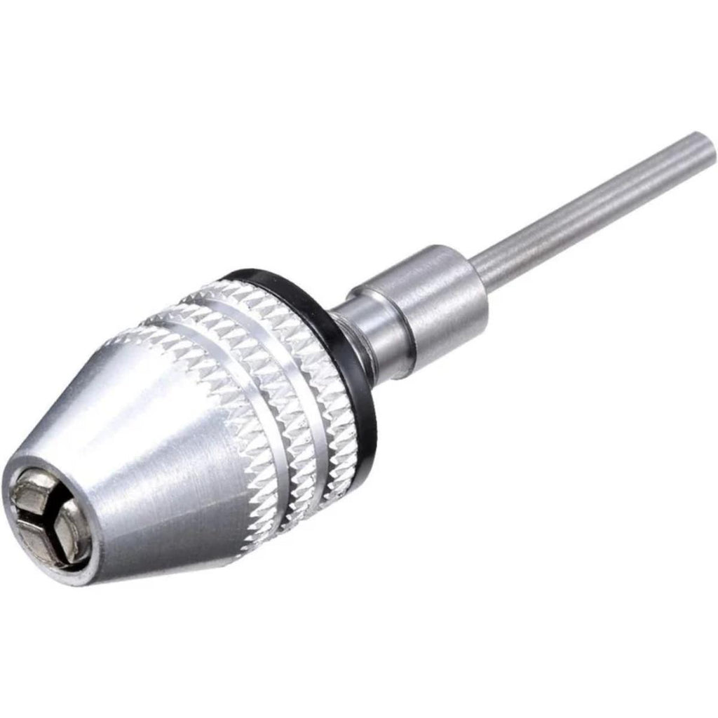 Hanboost 2.35 mm quick-change drill chuck adapter on rotary tool
