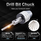 Hanboost 2.35 mm quick-change drill chuck adapter on rotary tool
