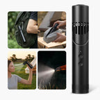 Hanboost 2-in-1 foldable handheld rechargeable fan with LED flashlight