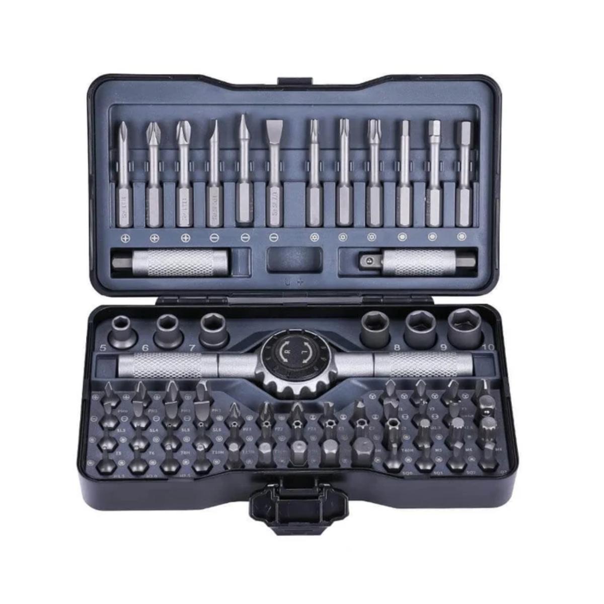 Hanboost 69-in-1 ratchet screwdriver set with magnetic bits