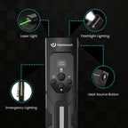 EDC rechargeable flashlight compact design