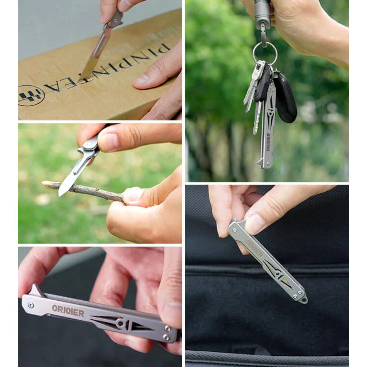 Hanboost Z4 folding utility knife closed