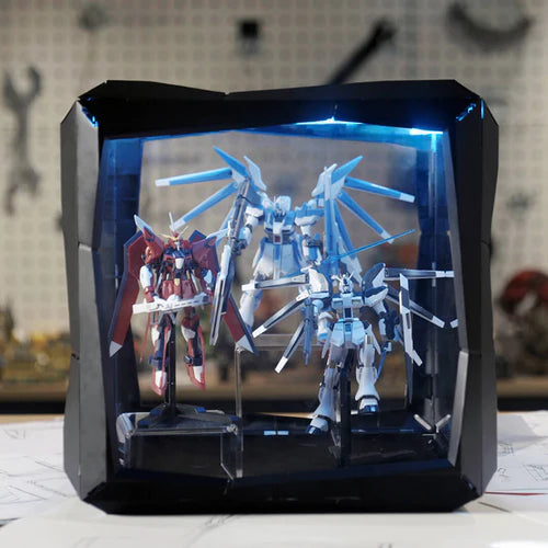acrylic model display box clear dustproof case