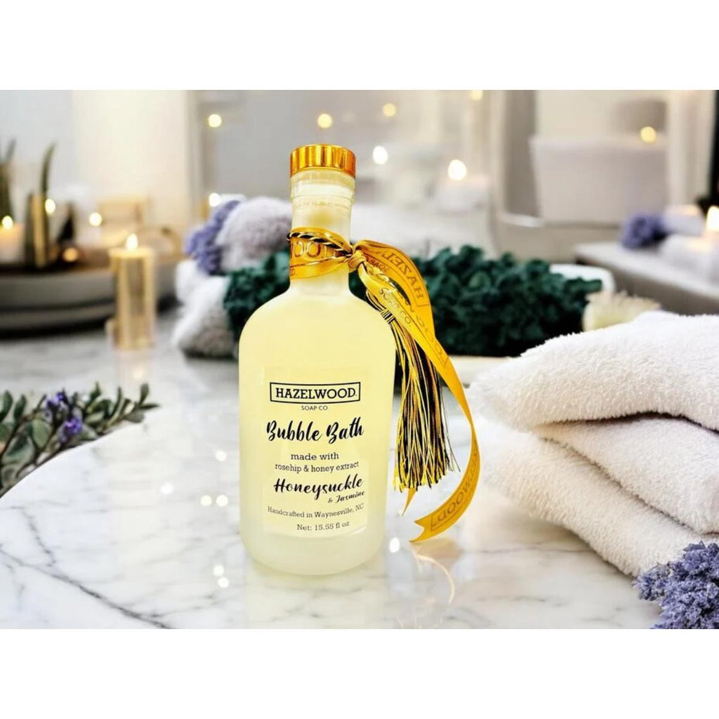 Hazelwood Honeysuckle & Jasmine Bubble Bath Luxury Botanical Bubble Soak