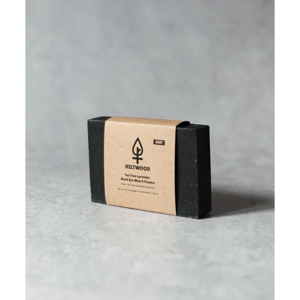 Hiltwood Tea Tree Lavender Soap Bar with Dead Sea Mud and Pumice grit