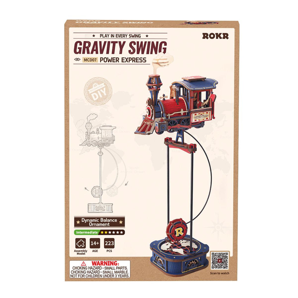 ROKR Power Express MCD07 pendulum wooden model kit