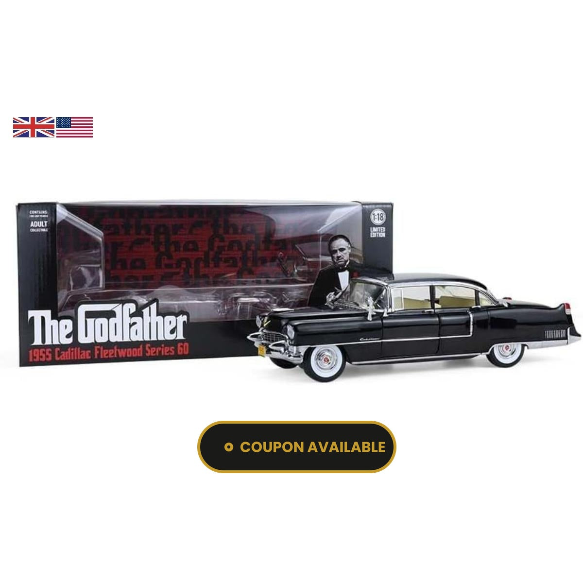 GreenLight 1/18 Cadillac Fleetwood Series 60 The Godfather model