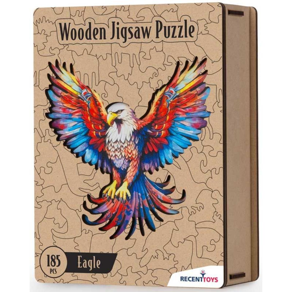 Recent Toys Eagle wooden jigsaw puzzle brain teaser