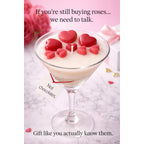Hazelwood Sweetheart Soy Wax Martini Candle in Reusable Martini Glass