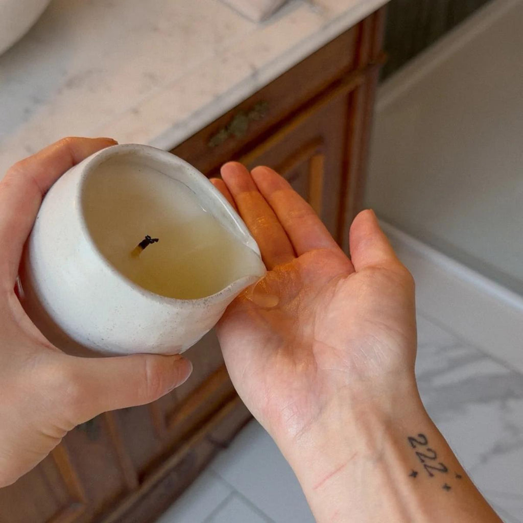 Hygge Ceramic Massage Candle Tyler Aromatherapy