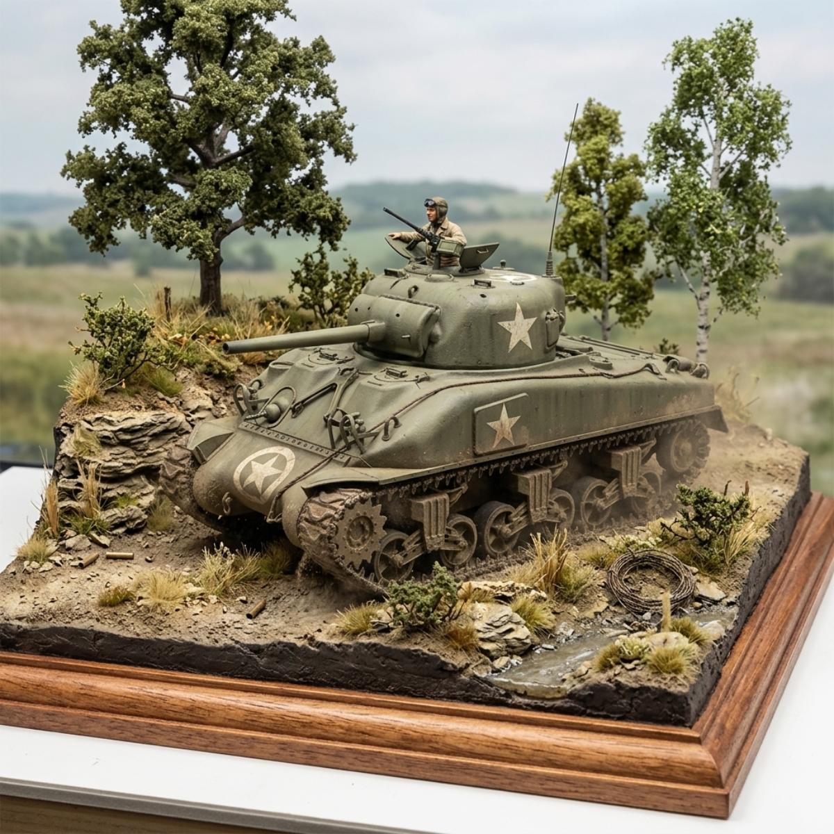 I Love Kit M4A1 Sherman 1/16 Scale WWII Cast Hull Model Kit
