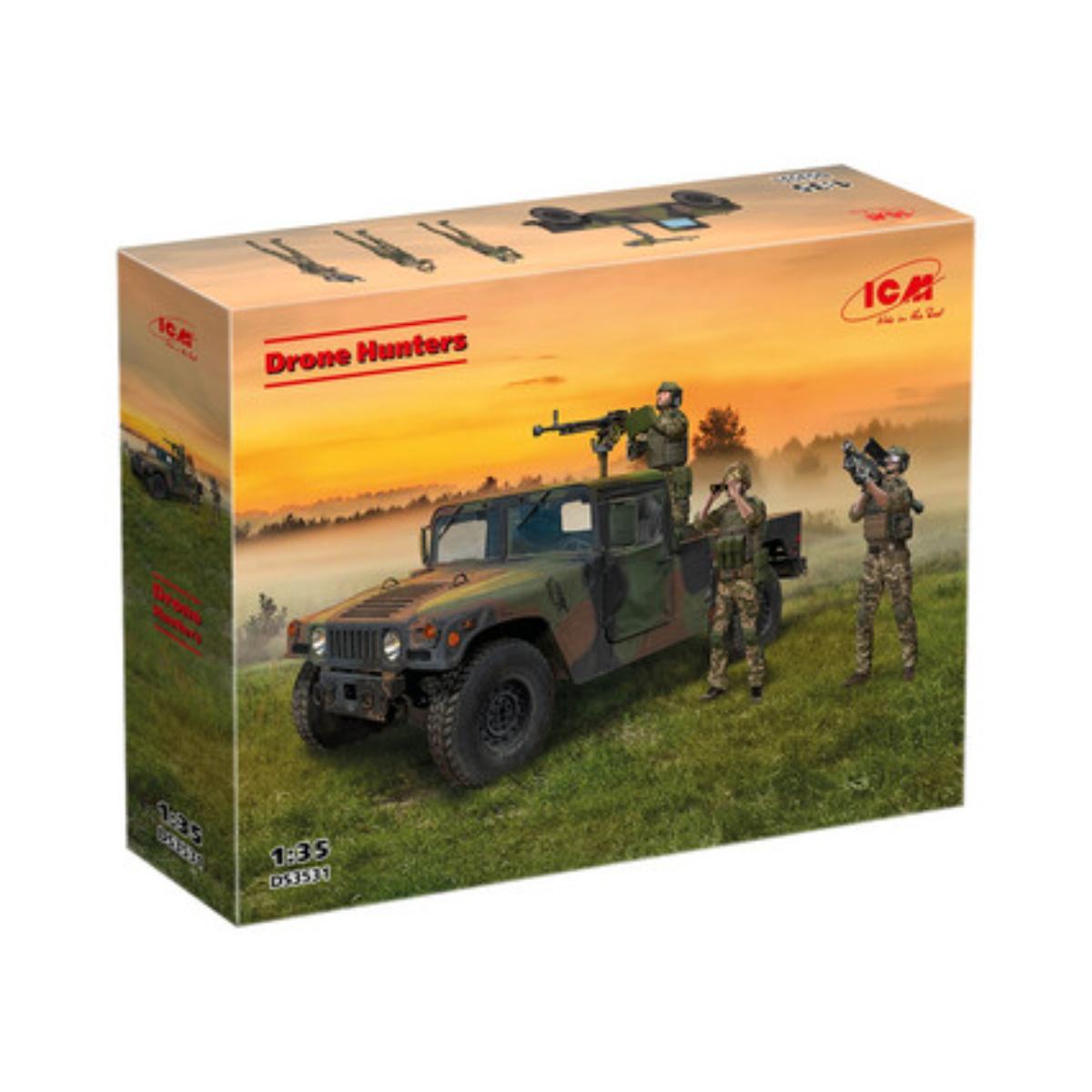 ICM DS3531 Drone Hunters’ Humvee M1097A2 1/35 scale box art