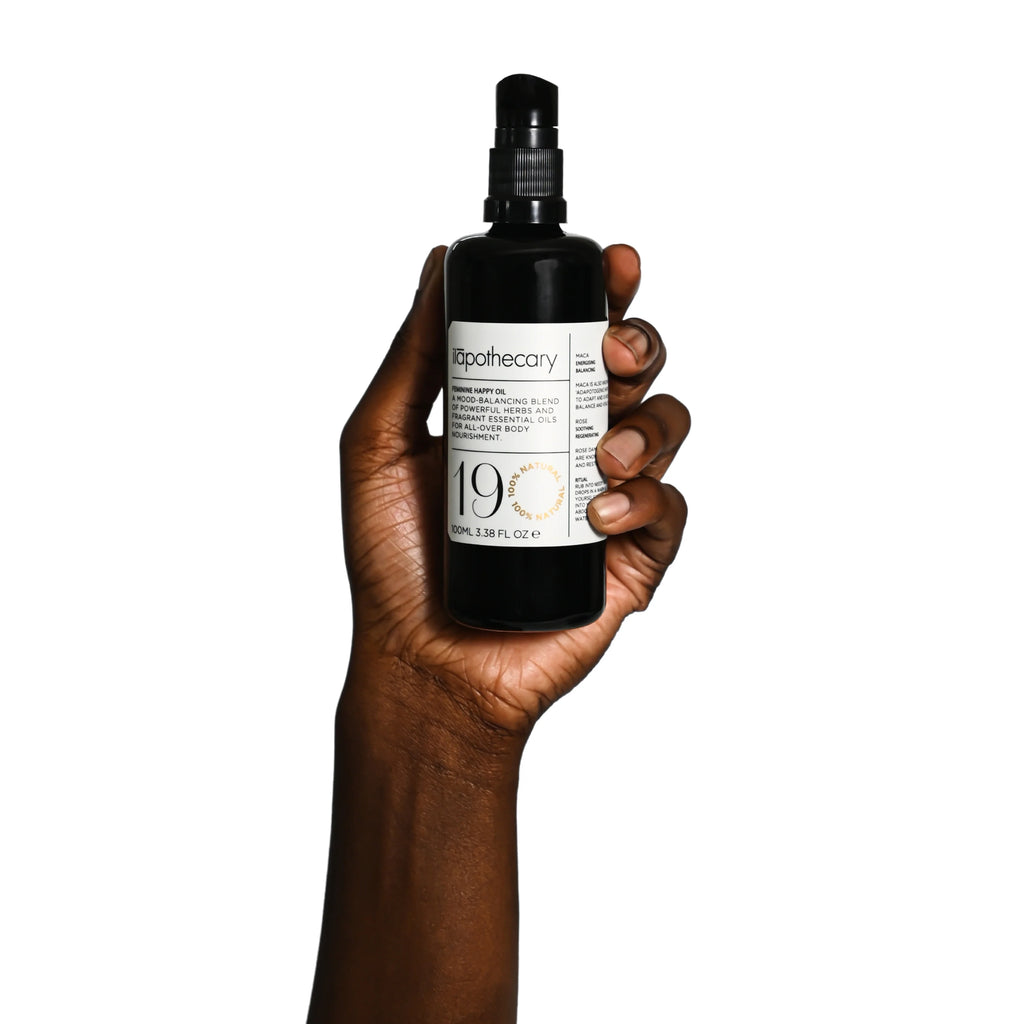 natural feminine body oil aromatherapy blend