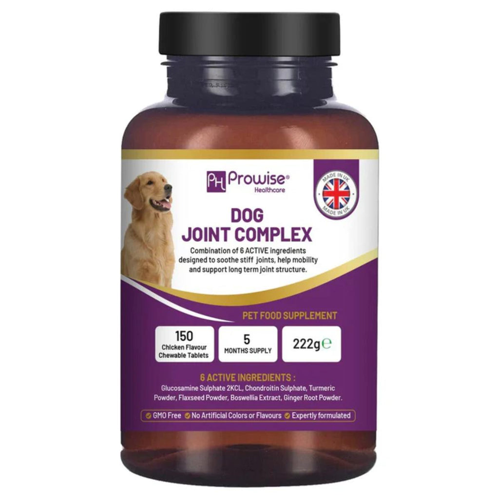 Dog Joint Support 150 chicken chewable tablets UK made for daily dog joint care