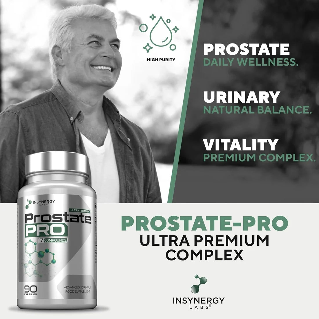 Insynergy Labs Prostate Pro men's wellness supplement capsules