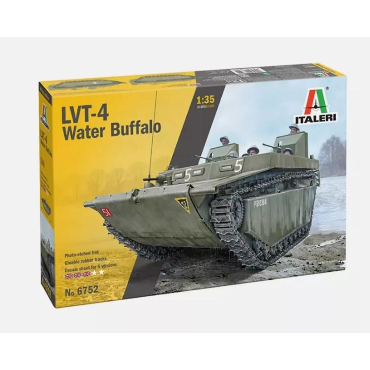 Italeri LVT-4 Water Buffalo 1:35 model kit box art 6752