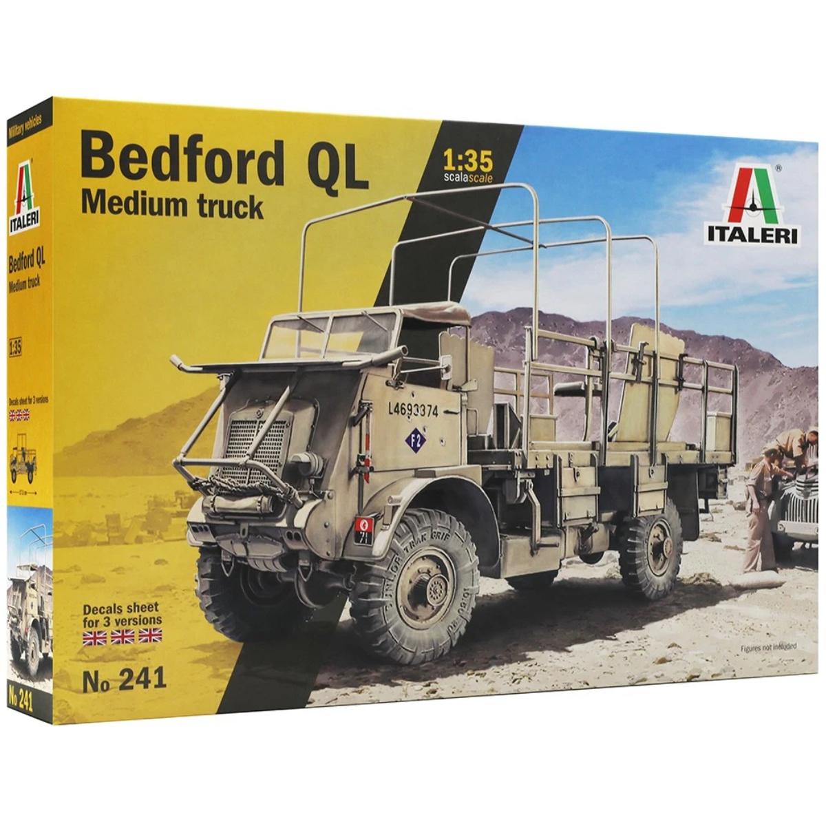 Italeri Bedford QL Medium Truck 1/35 model kit box