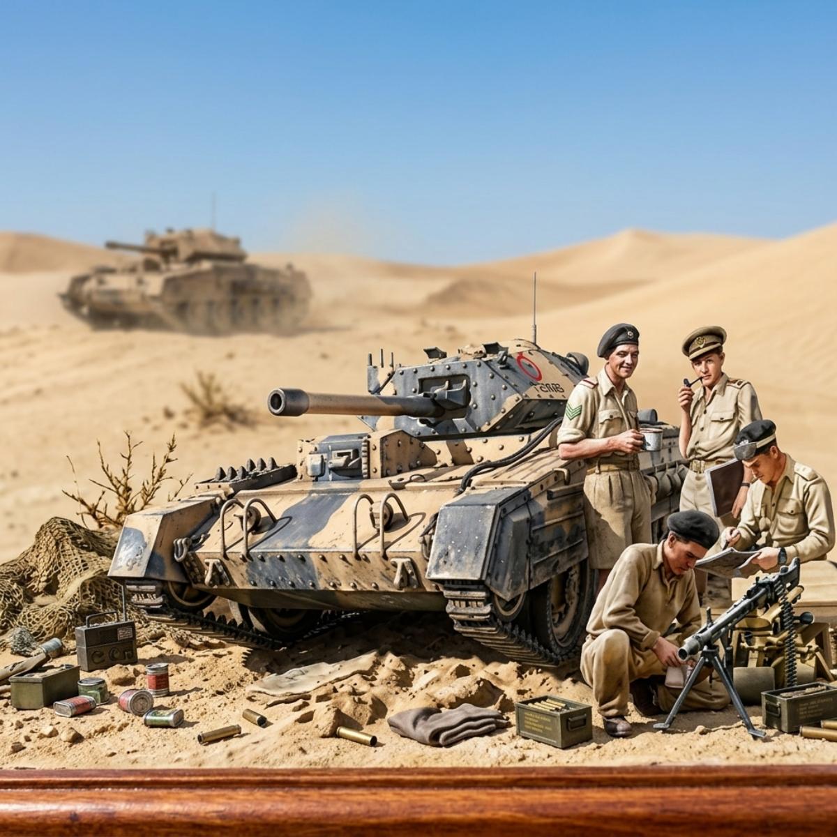 Italeri Crusader Mk.III model kit box art