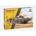 Italeri Crusader Mk II 1/35 model kit box art #6579