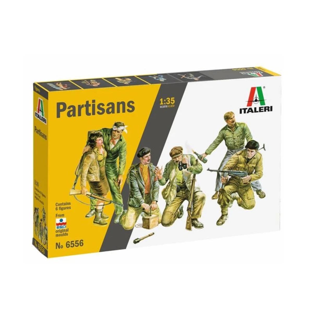 Italeri Partisan Soldiers 1:35 plastic model kit box IT6556
