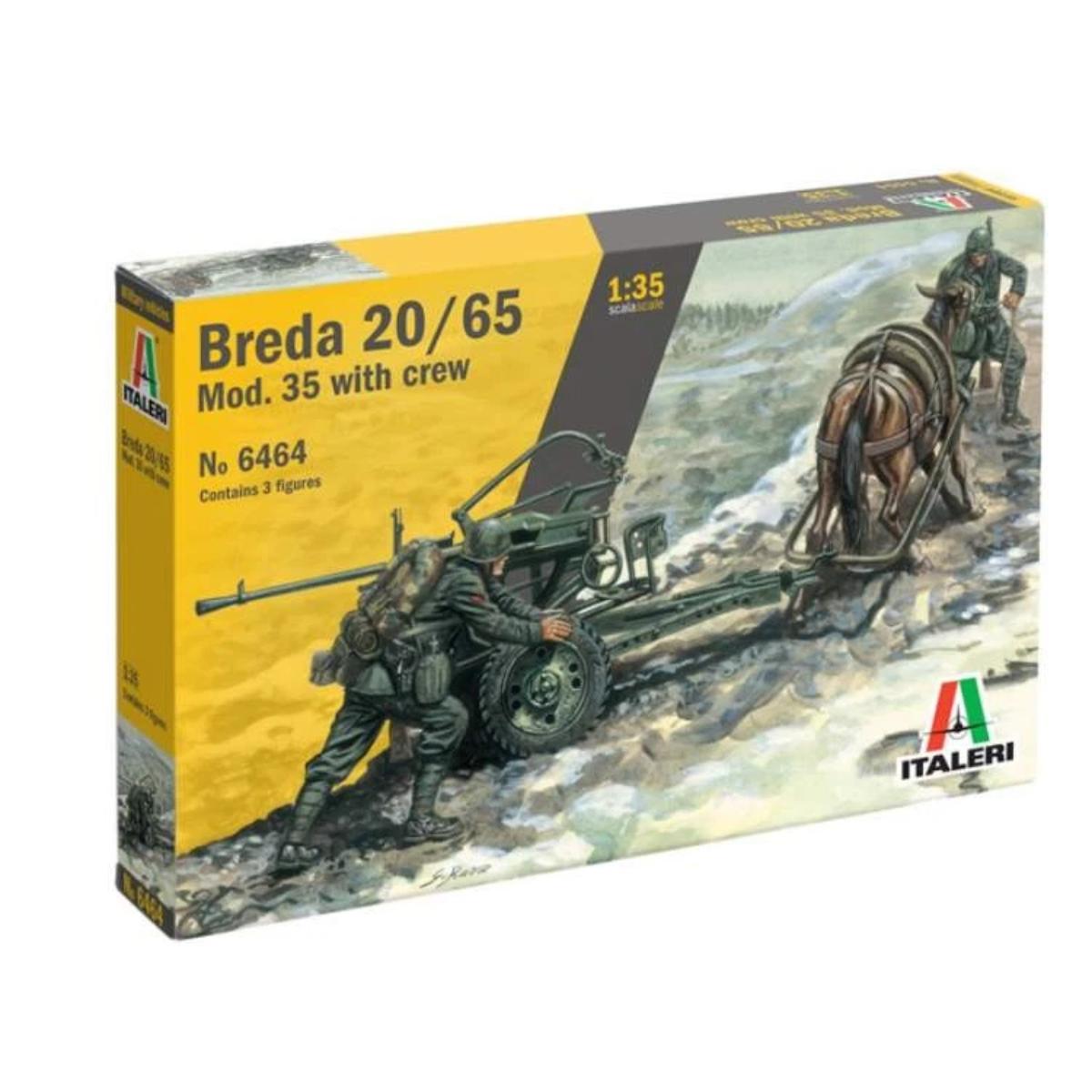 Italeri Horse-Drawn Breda 20 1:35 model kit box IT6464