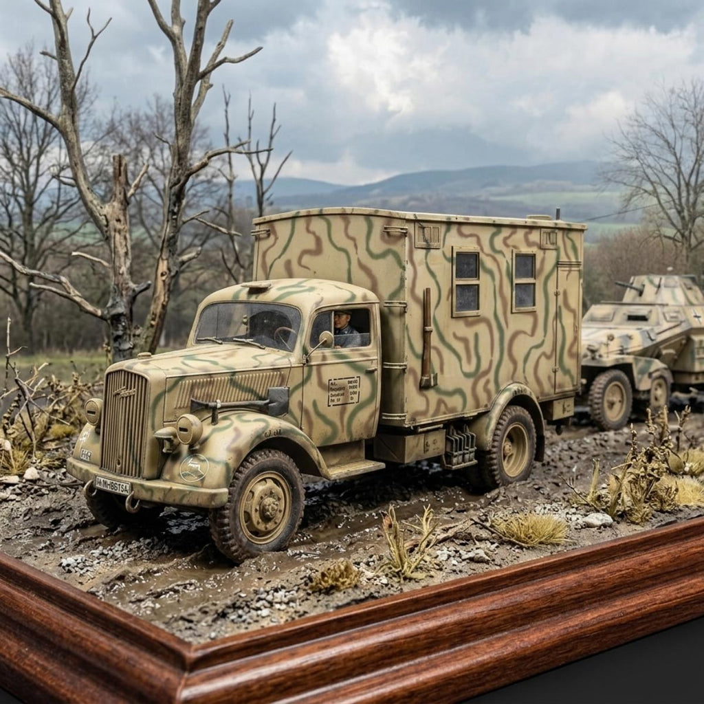 Italeri 1/35 Opel Blitz Radio Truck dioama