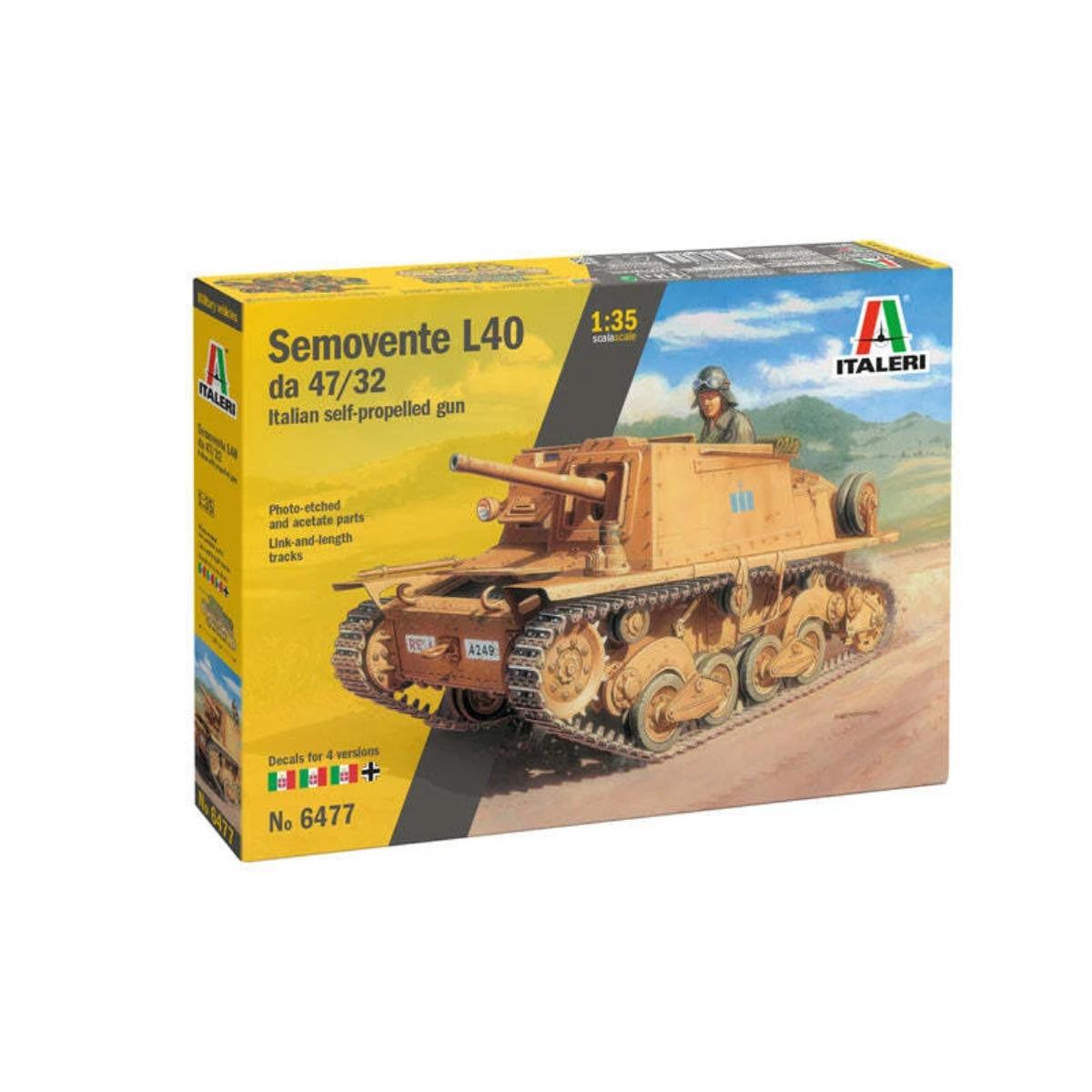 Italeri Semovente L40 da 47/32 1/35 scale model kit box art