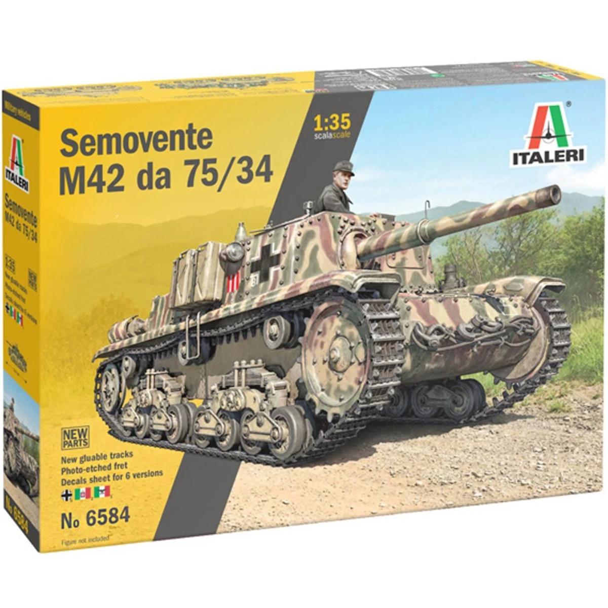 Italeri Semovente M42 da 75/34 1/35 scale model kit box art