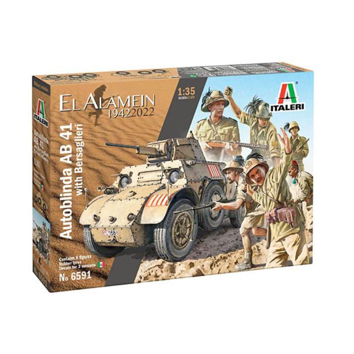 Italeri AB41 Bersaglieri model kit box art