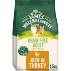James Wellbeloved Hypoallergenic Grain Free Adult Cat Food Turkey 1.5 kg bag