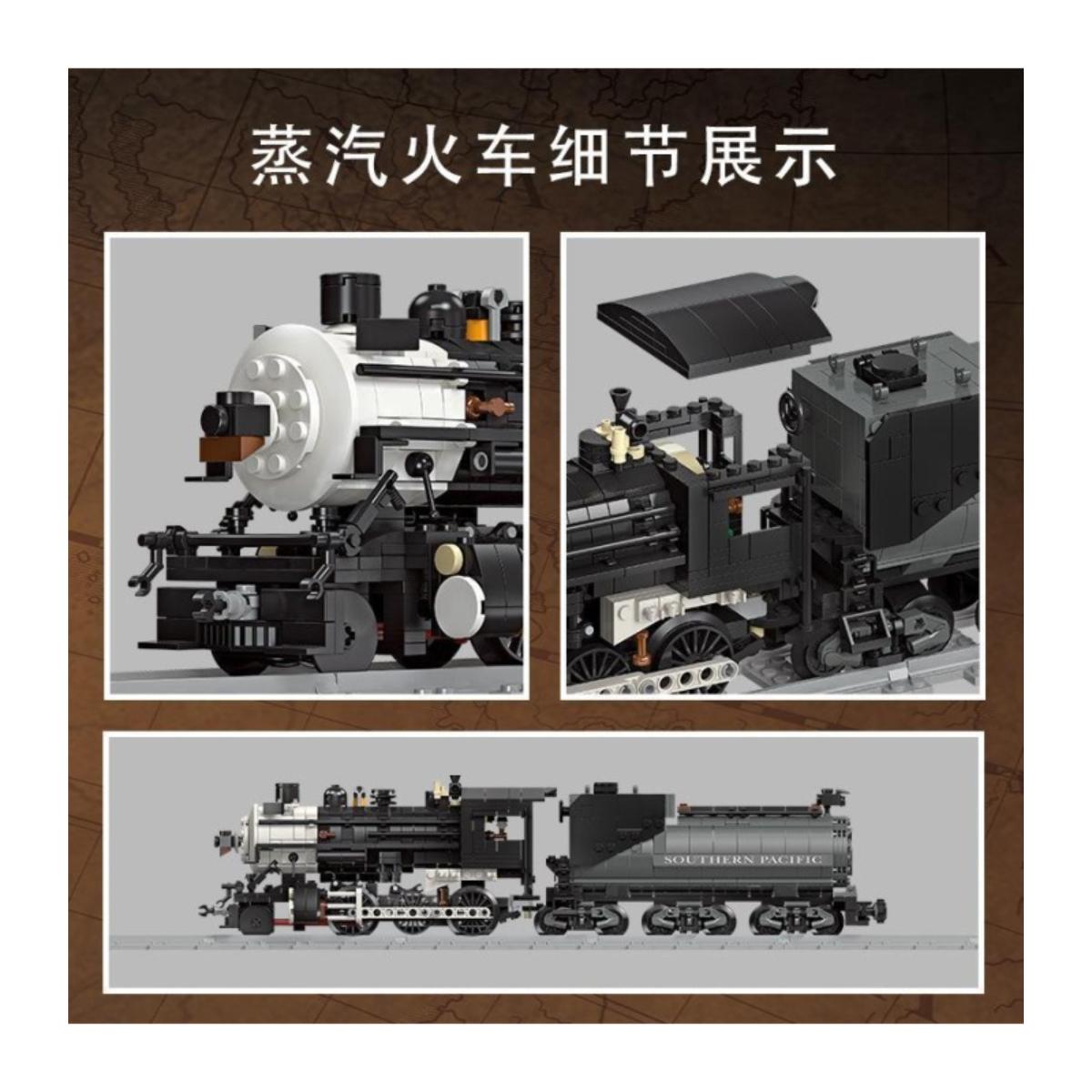 JIE STAR 59003 CN5700 steam locomotive building block model