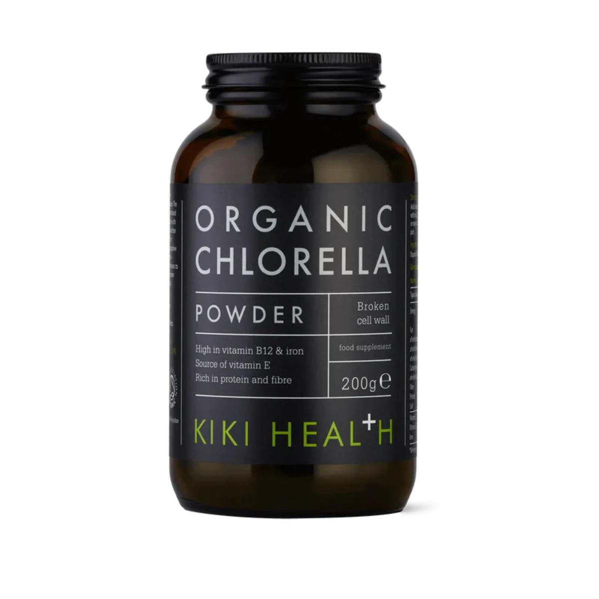 Organic Chlorella Powder 200g by Kiki Health green superfood supplement