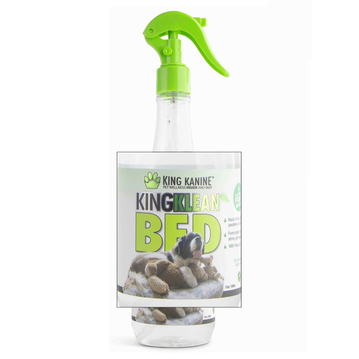 King Klean Pet Bed Spray bottle lemongrass scent