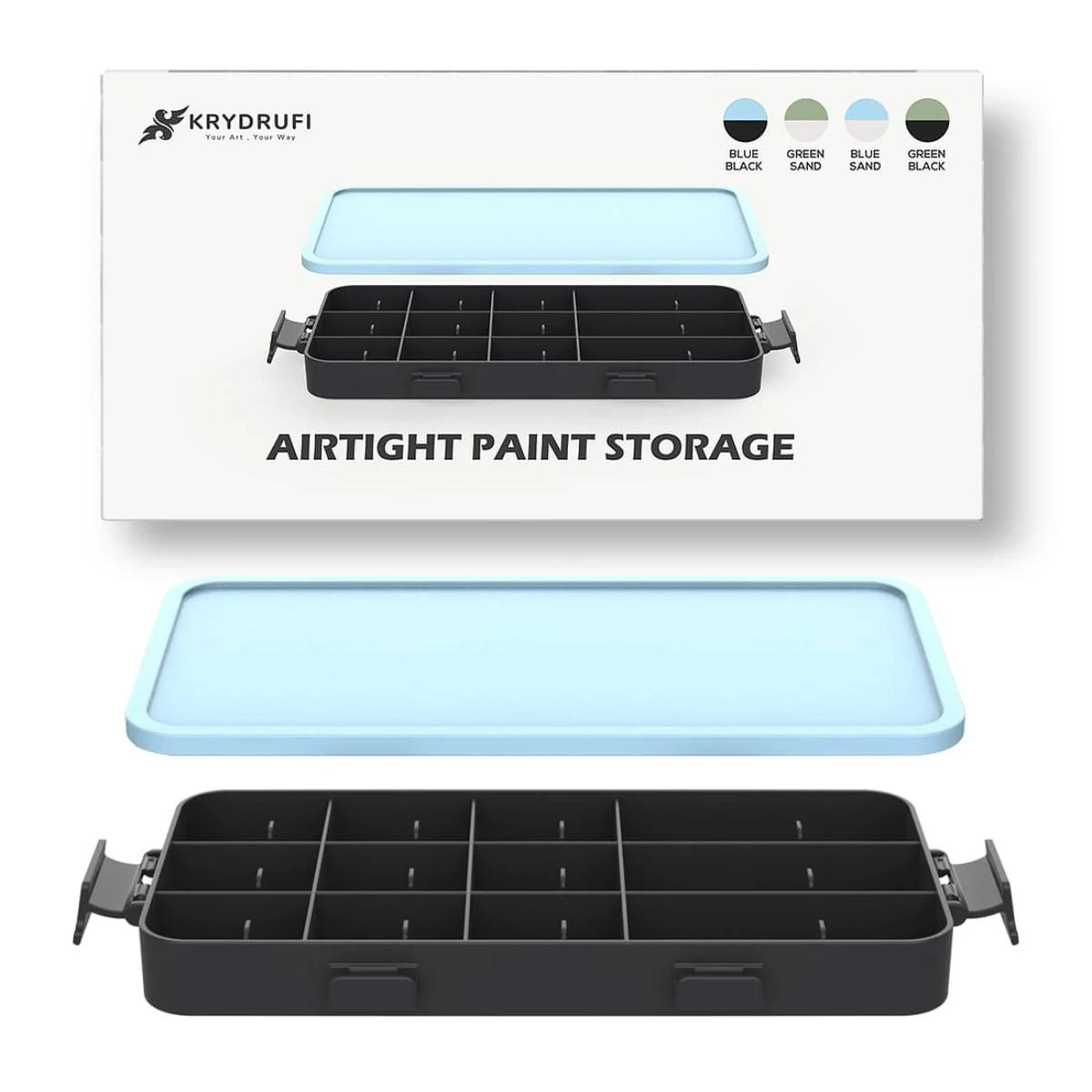 Krydrufi Paint Storage Module with modular rack system for hobby paint bottles