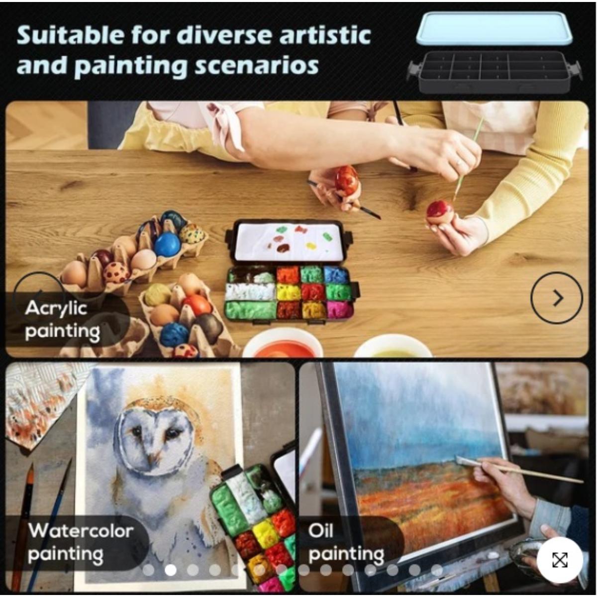 Krydrufi Paint Storage Module with modular rack system for hobby paint bottles